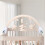 (Khaki B)Baby Stroller Bed Toy Plush Animal Characters Sensory Engagement Development 5