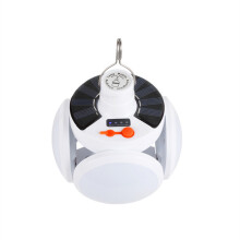 Solar LED Lampe weiß kugelförmig Outdoor für