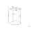 Beliani Side Table KENSICO Metal Pink 3