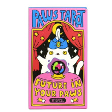 Cartas de Tarot Wyspell Cat con Diseño Caprichoso para Juegos de Cartas Adivinación y