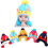(Red)Children Hat Autumn Winter Knitted Plush Thickened Warm Ear Protective Caps 4