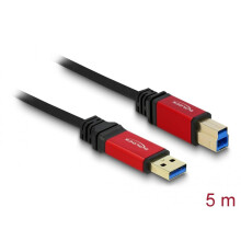 Cable USB Delock de 5 Gbps, USB-A macho a USB-B macho de 5 m, Premium
