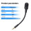Replacement Microphone for  V2 Wireless Gaming Headsets 3.5mm Microphone Game Headphone Microphone 4