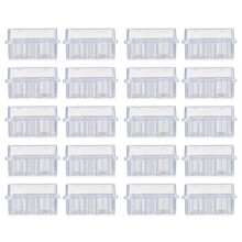 20pcs 10-Slot 3ml Vial Storage Case Plastic Clear Microtube Storage Stackable Freezer Tube Box for Lab Sample Tubes