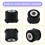 Rear Suspension Bushing Rear Axle Support Bushing OE 33311092517 for  3 Series E46 X3 E83 Z4 E85 E86 7