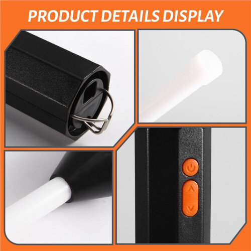 Flexible LED Flashlight Stick,Bendable LED Work Light,8 Brightness Levels Rechargeable for Car Repairs 1