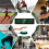 Gym Clock for Home Gym with Start/Stop Button, Interval Timer for Workout,Stopwatch/Countdown Timer with Remote EU Plug 6