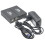 Extensor USB2.0 120M  4HUB Portátil USB A RJ45 para Monitoreo de Computadora, Extensión de Mouse, Cable de Red Único, Enchufe EU 1