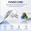 Power Strip Surge Protector 6 AC EU Electrical Plug Outlet Socket Lead Extension Adapter Extenstion Cord Cable 1.5m 2