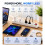 Power Strip Surge Protector 6 AC EU Electrical Plug Outlet Socket Lead Extension Adapter Extenstion Cord Cable 1.5m 3