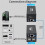 Extensor USB2.0 120M  4HUB Portátil USB A RJ45 para Monitoreo de Computadora, Extensión de Mouse, Cable de Red Único, Enchufe EU 6