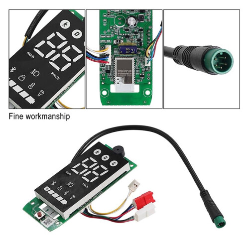 Instrument and Controller Compatible with  Electric Scooter 4 Lite 2nd Gen 21.6v Main Board Switchboard Replacement Parts 1