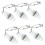 6pcs Fishing Bait Light, LED Underwater Strobe Light, Trigger-Activated Fish Attractor Light 3