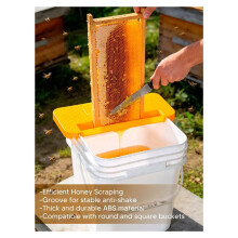Honey Uncapping Tank Holder for 5 Gallon Round and Square Buckets Easy Clean Honey Uncapping Tank Bucket Scraper