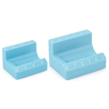 2 Pack Peptide Vial Label Applicators for 2ml/3ml & 5ml/10ml Vials, -Saving Handheld Sticker Alignment Tool for Lab