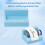 2 Pack Peptide Vial Label Applicators for 2ml/3ml & 5ml/10ml Vials, -Saving Handheld Sticker Alignment Tool for Lab 4