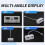 RJ11 Plug to Dual UK BT Telephone Socket Convertor 6