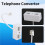 RJ11-Stekker Naar Dubbele Britse BT-Telefoonaansluitingconverter 5