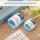2 Pack Peptide Vial Label Applicators for 2ml/3ml & 5ml/10ml Vials, -Saving Handheld Sticker Alignment Tool for Lab 7