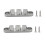 2 Pack 3 String Bass Guitar String Retainer ,Headstock String Guide, Electric Guitar Bass Part 1