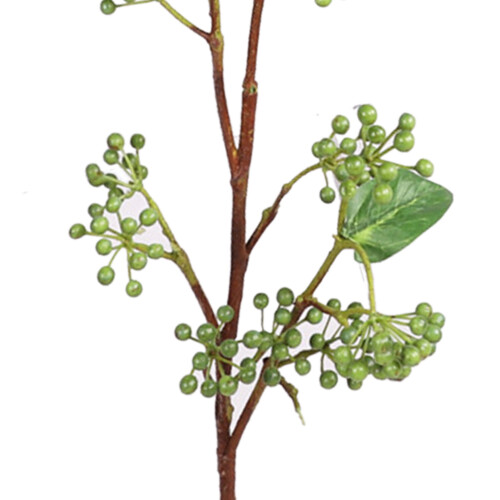 Künstlicher Wildobstzweig grün, 82cm 1