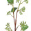 Künstlicher Wildobstzweig grün, 82cm 4