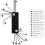 Foldable Guitar Multi Adjustment Tool Kit for Guitar, Bass, Effect Pedals ,Guitar Tool Guitar Accessories 10