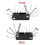 Foldable Guitar Multi Adjustment Tool Kit for Guitar, Bass, Effect Pedals ,Guitar Tool Guitar Accessories 6