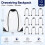 10 Pack Clear Drawstring Backpacks Drawstring Gym Bags Draw String Bags Drawstring Backpack 10