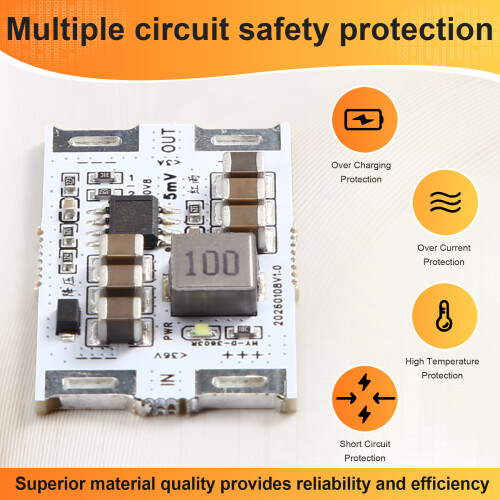 5mV Ultra-Low Ripple Buck Module 36V Wide Voltage Input 5V 3A High Current Step-Down Power Supply Module