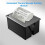 58mm Embedded Thermal Receipt Printer, 5-9V, BT USB TTL RS232 Serial Port, ESC POS, 6