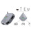 Wired USB Connection Keyboard and Mouse Adapter LED Indicator Converter for PS4/PS3/for  Series X/PC/for 6