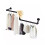 (One pack) 100cm Wall Mounted Clothes Rack Industrial Pipe Clothing Rail 8
