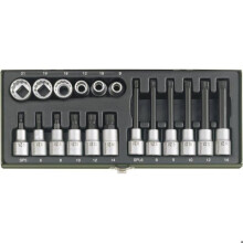 18-teiliges Steckschlüssel-Set Proxxon Industrial 23 296 Antrieb: 1/2 (12,5 mm) 1 Set