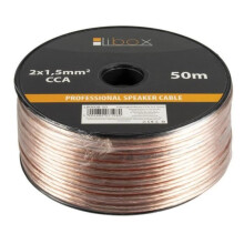 Audio kabel - Libox - LB0008-50 - 50 m - Transparant - PVC