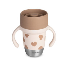 Tasse d'apprentissage inox CLICK & DRINK Grand Amour