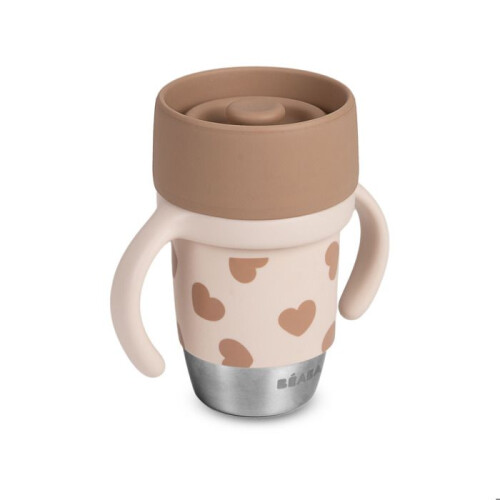 BEABA RVS leermok CLICK &amp; DRINK Grote Liefde 2