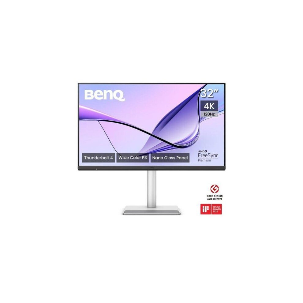 Benq Ma320ug 31.5 Zoll 4K (Uhd) Ips Profi Monitor 16:9 Hdmi/Tb4 Pd96w 120 Hz Silber 9H.lp1la.tba - Bild 9