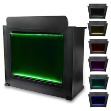 DNA Professional DJ BOOTH BK - DJ booth with illuminated RGB LED panel (black)
