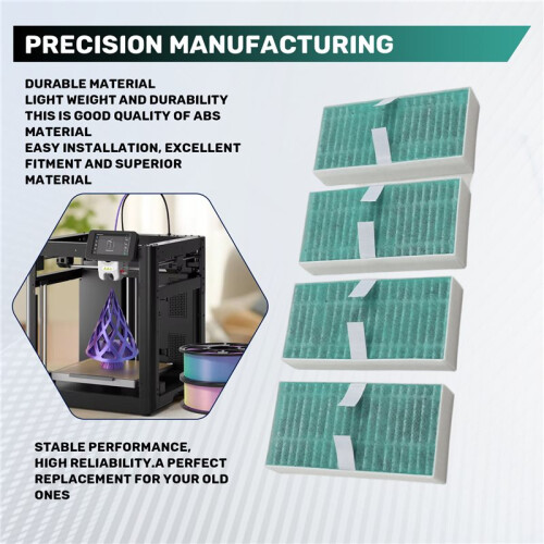 For FLASHFORGE Adventurer 5M Pro 3D Printer Hepa Air Filter Bundle - Enhanced Air Filtration System 2