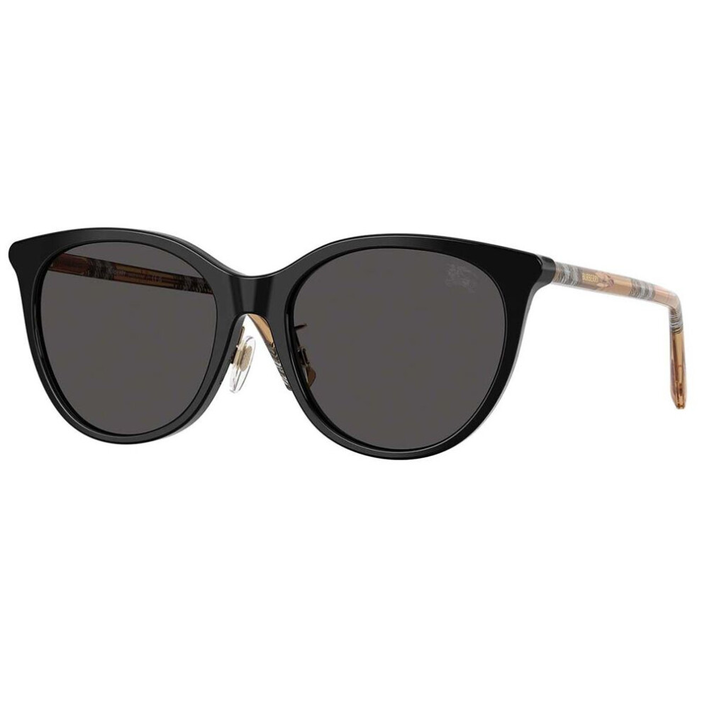 Burberry Grey Woman Be4464d 416187 Sunglasses Acetate Black Pantos Normal - Image 2