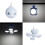 Solar LED Kugellampe Outdoor Camping Notlicht USB 6