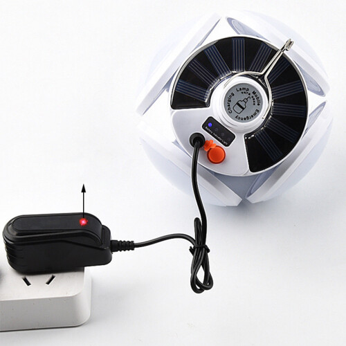 Solar LED Kugellampe Outdoor Camping Notlicht USB 1