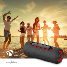 Bluetooth Högtalare | Maximal batteritid: 4 timmar | Handhållen design | 30 W | Stereo | Inbygd mikrofon | X5 | Synkroniseringsbar | Svart