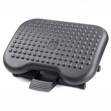 Ergonomic Under Desk Footrest,Height Adjustable Tilting Foot Stool,Home Office Footrest with Massage Surface
