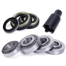 For ATS CTS 2013-2019 Rear Differential Bearings Rebuild Repair Kit F-577158, F-574658, LM50134R, 22993016