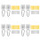 8 Sets Of Suspended Ceiling Wall Mount U-Shaped Hooks Hammock Hook Metal Base Plate with Hook 1