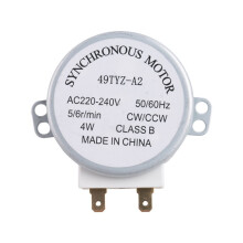 AC 220-240V 50 / 60Hz 5 / 6RPM 4W Motor sincrono de la plataforma giratoria para el horno de microonda