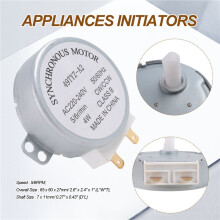 AC 220-240V 50/60Hz 5/6RPM 4W Turntable Synchronous Motor for miniwave Oven
