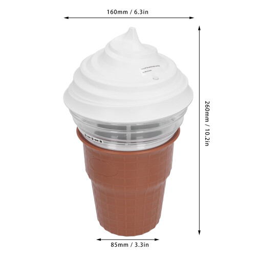 Eisbereiter, 450 ml, braun, automatisch, 1